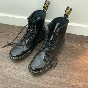 Black Dr. Martens ZAVALA Lace-Up Boots